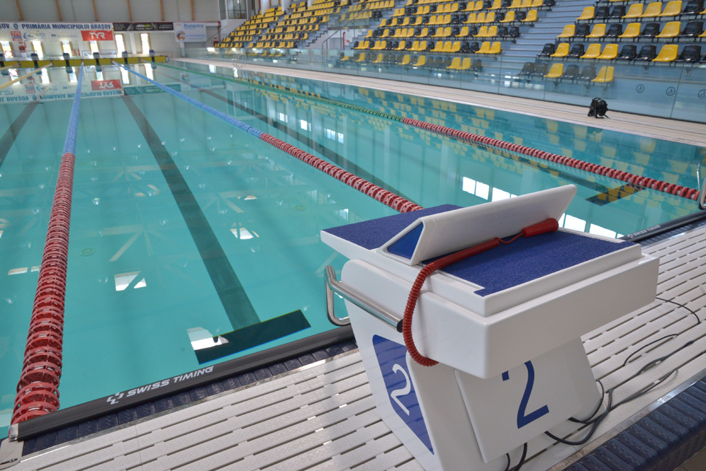 Echipamente pentru competiții mondiale și olimpice la Bazinul de Înot