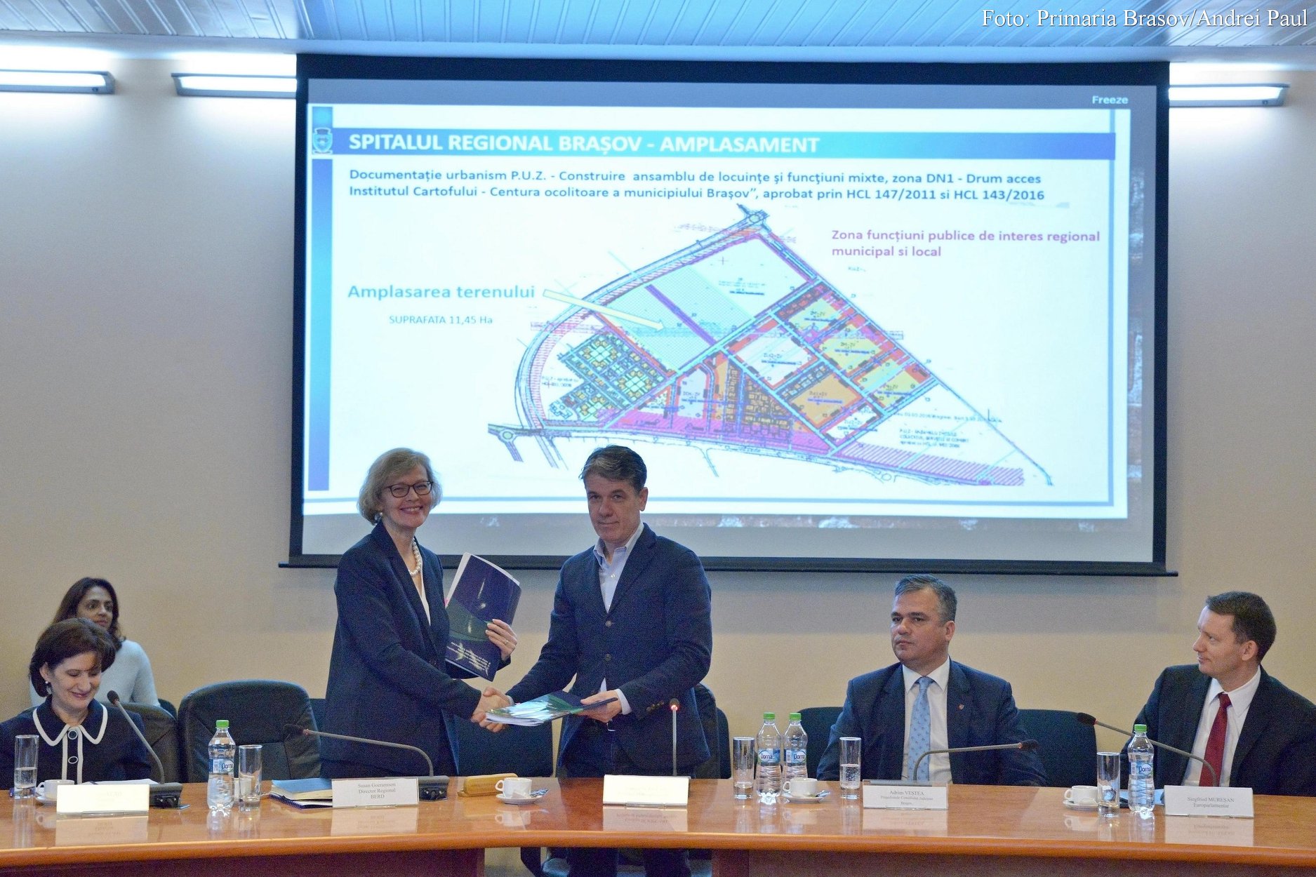 Oficial: A fost semnat contractul de consultanță BERD pentru construcția Spitalului Regional Brașov