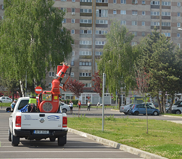 A început o nouă campanie de dezinsecție în municipiul Brașov