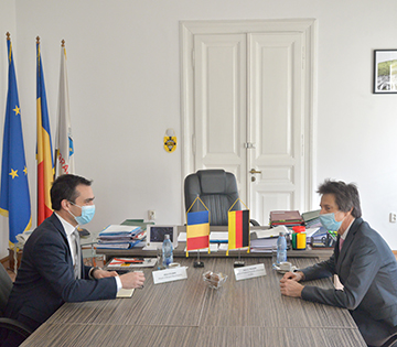 Investițiile din Brașov - prioritate pentru reprezentanții statului german în România