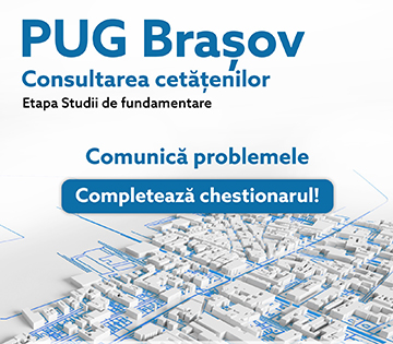 Brașovenii se implică în a decide cum va arăta orașul lor peste 15 ani. La o lună de la lansarea consultării publice, un număr triplu de brașoveni, față de estimările firmei de proiectare, au completat chestionarul legat de problemele orașului. Până pe 26 aprilie, brașovenii mai pot completa acest chestionar pe site-ul primăriei