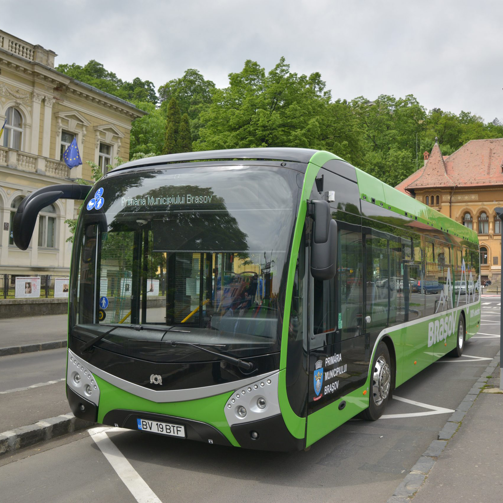 Increasing share of ecological public transport by putting into circulation electric / hybrid electric buses, CNG-powered buses and trolleybuses, vehicles powered by ecological/alternative fuel or any other ecological propulsion sources