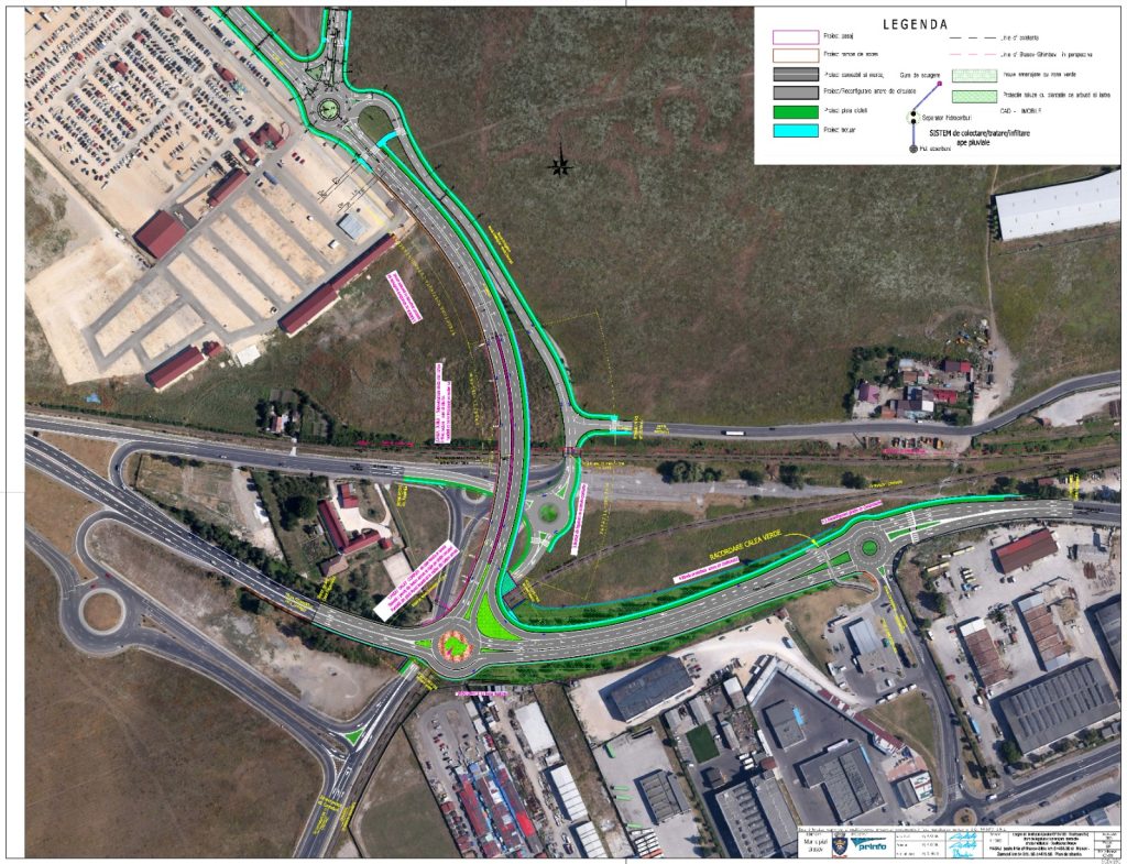 Schița arterei după extidnere
