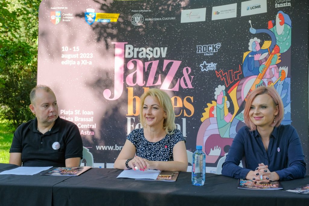 conferința de presă pentru lansarea Brasov Jazz&Blues Festival 2023