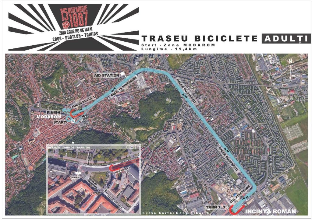 traseu cros biciclete