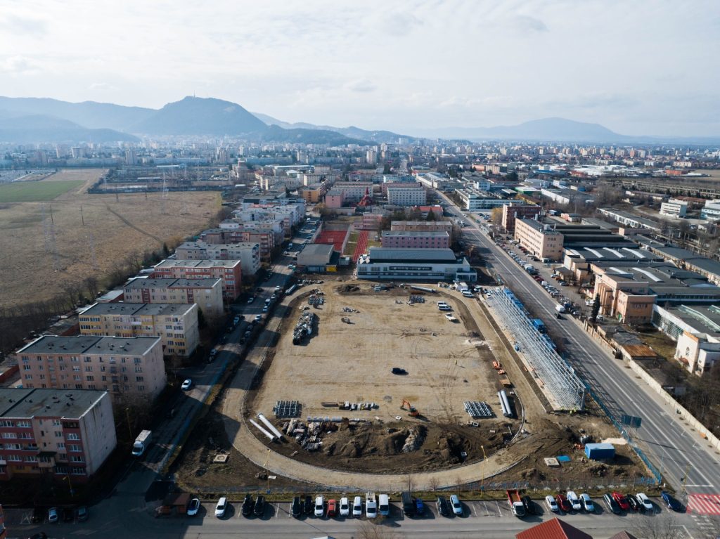 Baza sportiva Carpati - lucrari