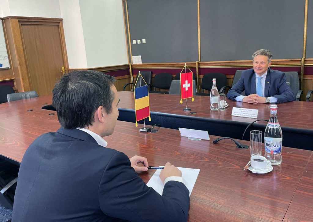 Întalnire primar Allen Coliban - ambasadorul Confederației elvețiene