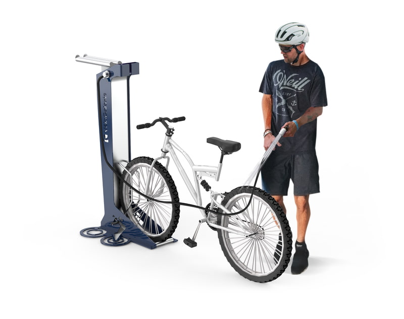stație spălare biciclete