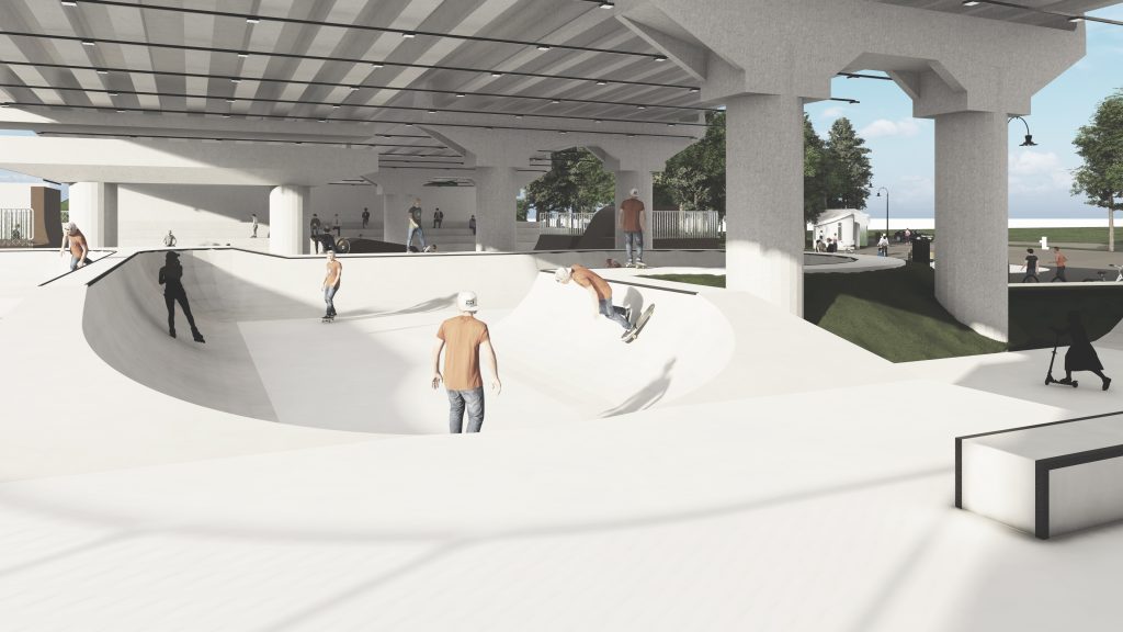 skatepark Fartec, simulare