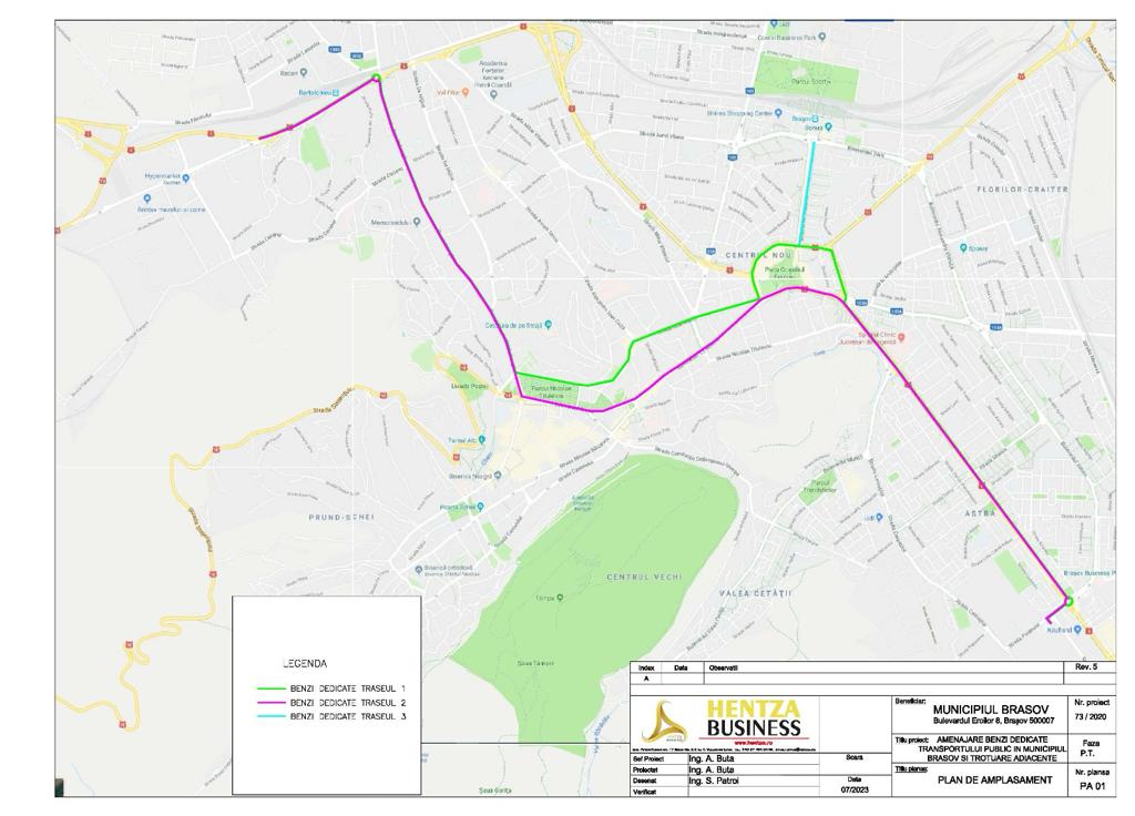proiect benzi dedicate pentru autobuze
