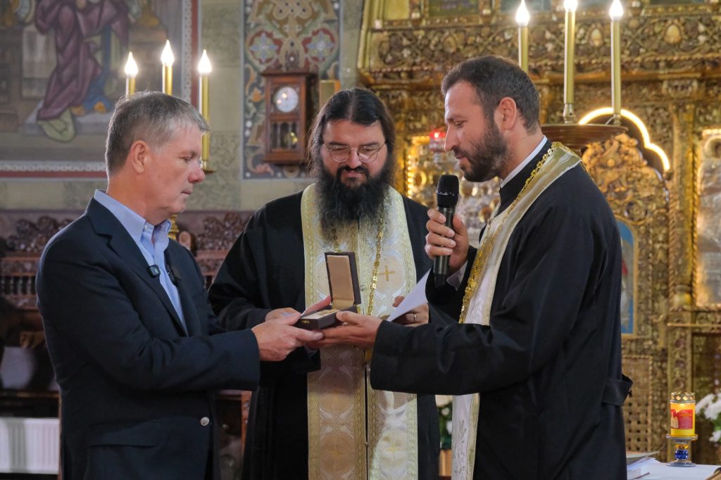 înmânarea medaliei