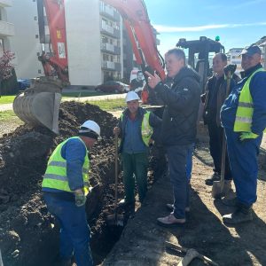 Tractorul nou, primele străzi cu sistem de canalizare pluvială independent