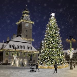 Din 30 noiembrie, 1,3 milioane de luminițe vor aduce bucuria Crăciunului la Brașov