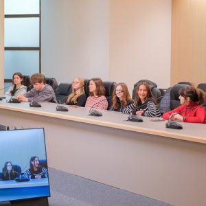 Elevi din Nürnberg, în vizită la Primăria Brașov