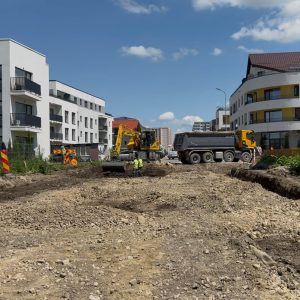 Au început lucrările de asfaltare a străzii I.C. Brătianu