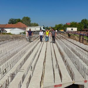 Reabilitarea podului de pe str. Plugarilor a ajuns la o execuție de 60%