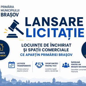 Locuințe ale Municipiului Brașov, scoase la licitație publică